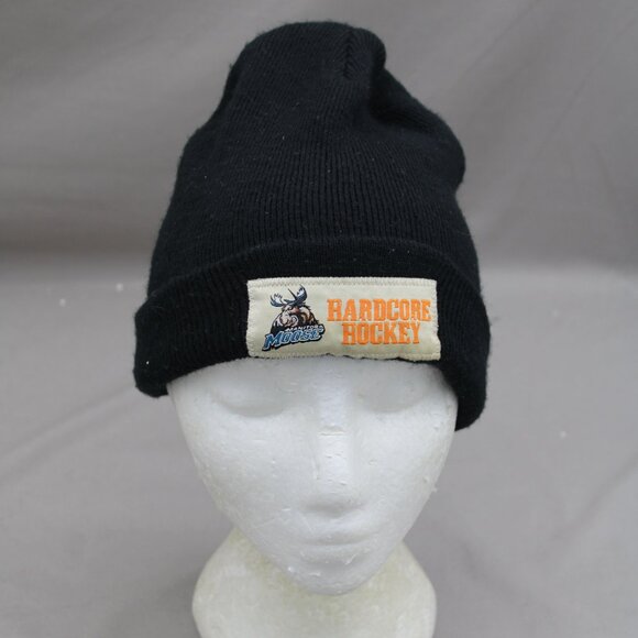 Manitoba Moose Toque / Beanie - Hardcore Hockey - Adult Stretch Fit - Picture 3 of 8